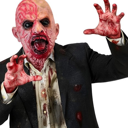 Krwawa maska zombie zakrywająca całą głowę