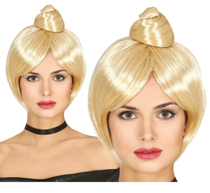 Węzeł peruki blond