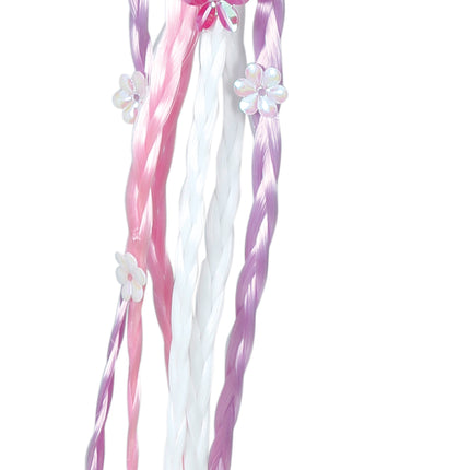 Różowe warkocze do przedłużania włosów 30 cm