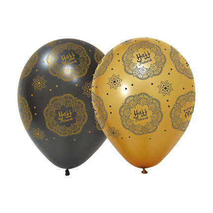 Balony „Hajj Mubarak” 31 cm, 6 szt