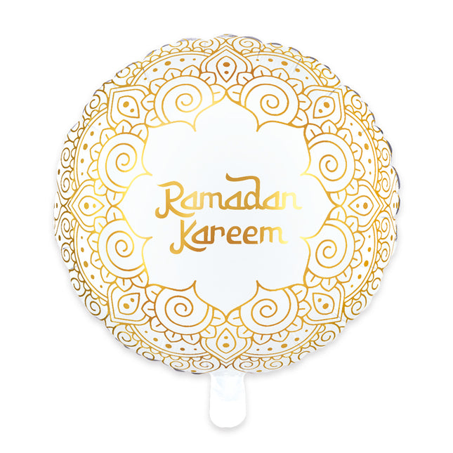 Balonik z helem „Eid Mubarak” – Ramadan Kareem, 46 cm