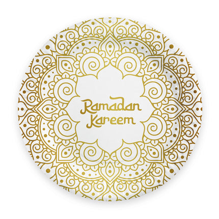 Talerze „Ramadan Kareem”, 23 cm, 8 sztuk