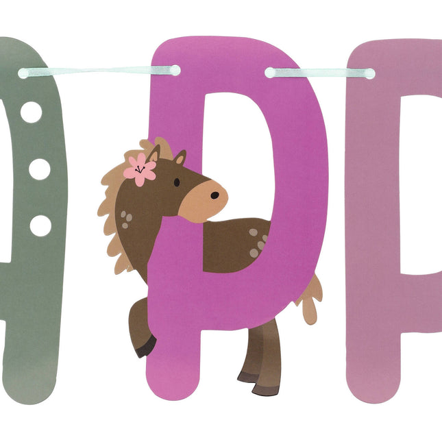 Happy Birthday Letterslinger Happy Horses 1.5m