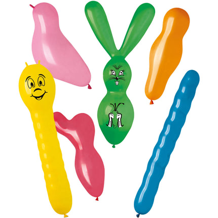 Kolorowe balony Zwierzęta 6szt