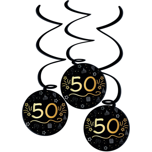 50 Jaar Hangdecoratie 3st van Folat koop je bij Partywinkel