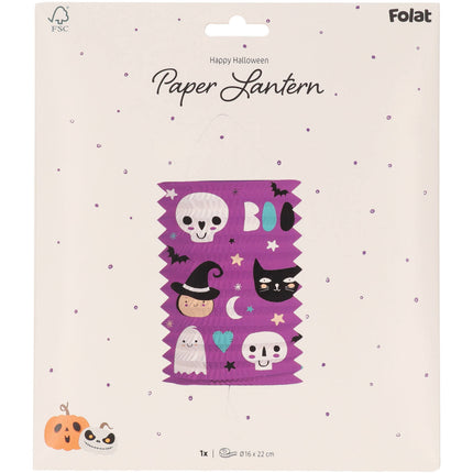 Podnoszona latarnia - Wesołego Halloween - 16 x 22 cm