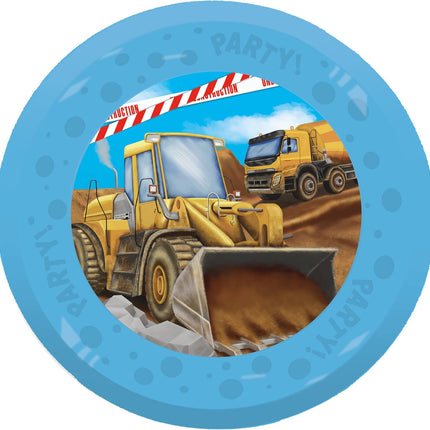Talerze konstrukcyjne plastikowe 21cm 4szt
