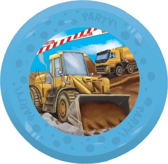 Talerze konstrukcyjne plastikowe 21cm 4szt
