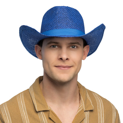 Kapelusz Słoneczny niebieski