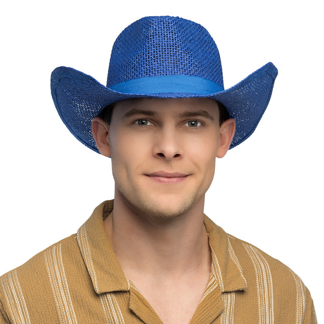 Kapelusz Słoneczny niebieski