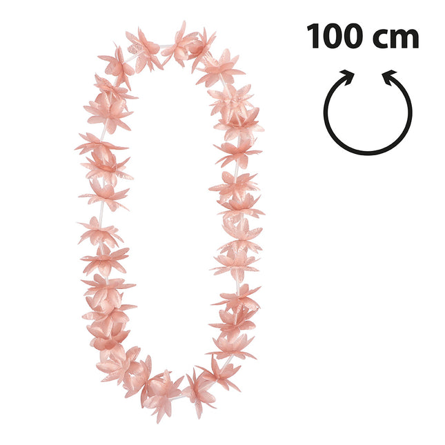 Rose Gold Hawaii Wreath 1m