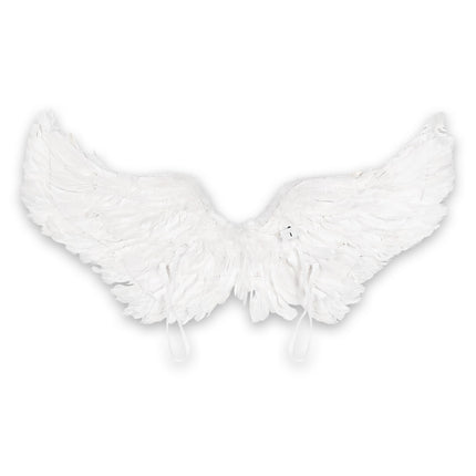 Białe skrzydła anioła LED