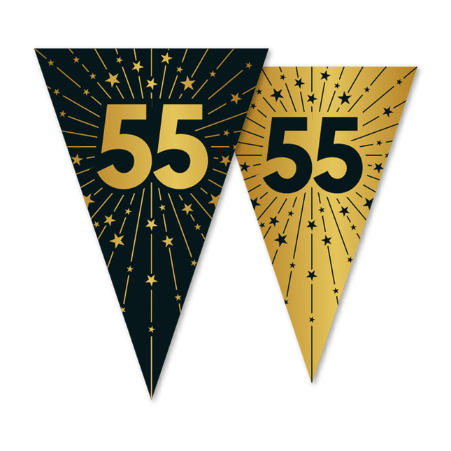 55 Jaar Slinger Zwart Goud 10m van WeFiesta koop je bij Partywinkel