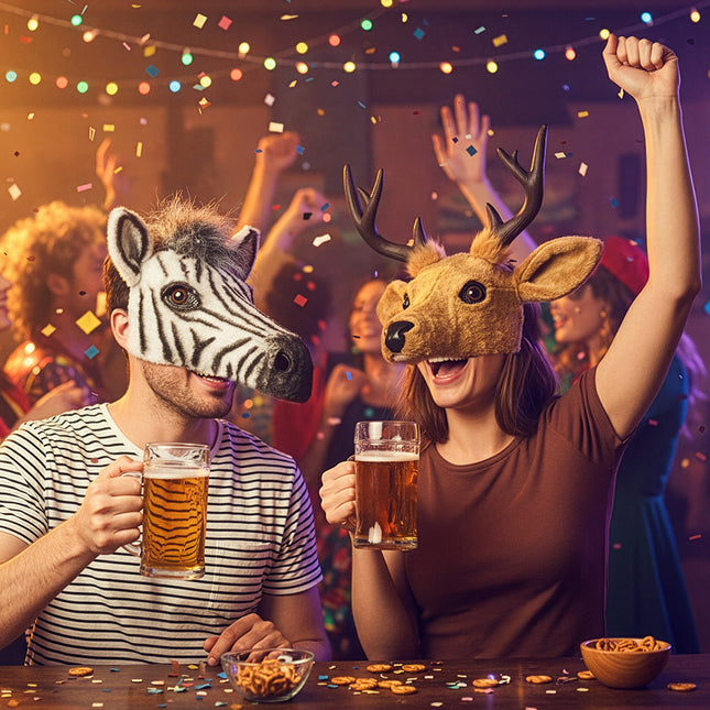 Maska jelenia brązowa