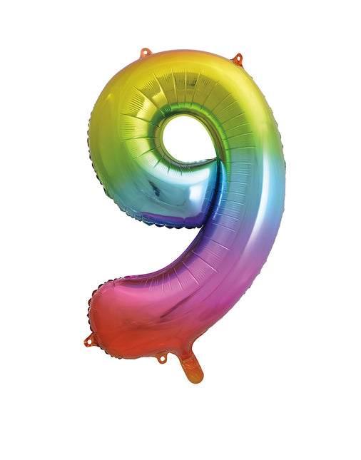 9-letni balon foliowy Rainbow Empty 86 cm