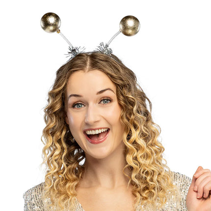 Diadem Globe w kolorze złotym