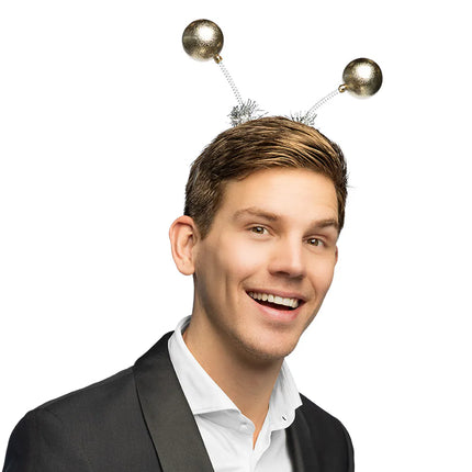 Diadem Globe w kolorze złotym