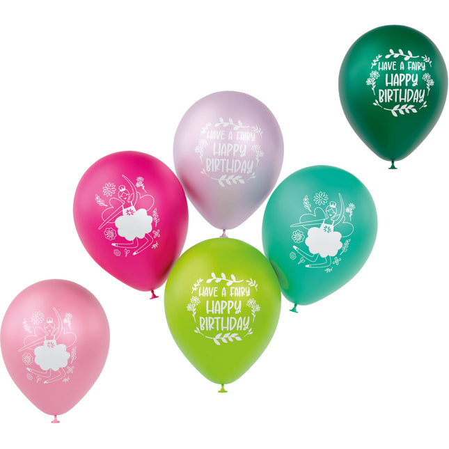 Balony baleriny kolorowe 30cm 6szt