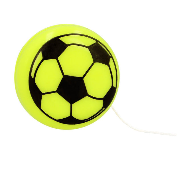 6 Voetbal jojo's - Partywinkel - 8712026308030