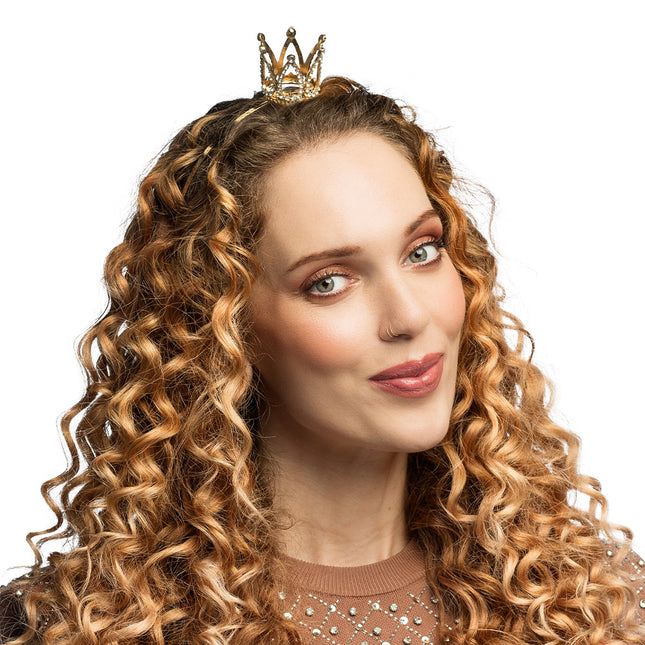 Metalowy diadem Korona Estery