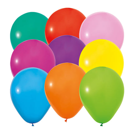 Zestaw kolorowych balonów 30 cm, 10 sztuk