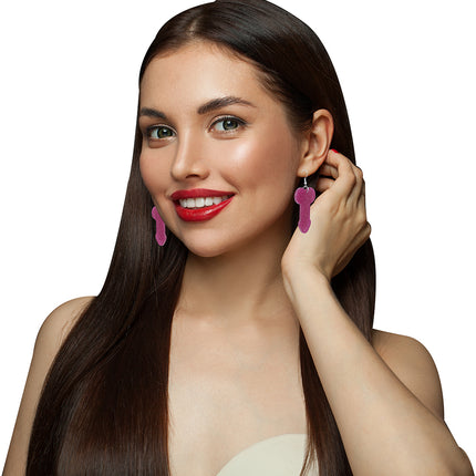 Kolczyki w kształcie penisa 5 cm, dla dorosłych