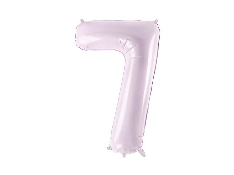 7 Jaar Cijfer Ballon Paars Leeg 72cm van Partydeco koop je bij Partywinkel