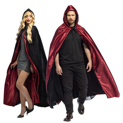 Pelerynka na Halloween Czarny Czerwony Stwór Nocy