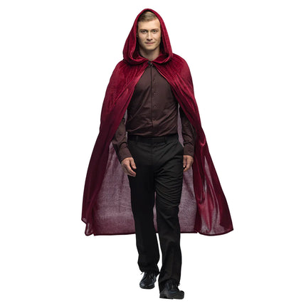 Halloween Cape Bordeaux Red