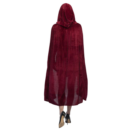 Halloween Cape Bordeaux Red