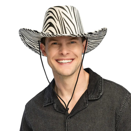 Kapelusz kowbojski „Dzika zebra”