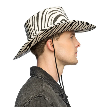 Kapelusz kowbojski „Dzika zebra”