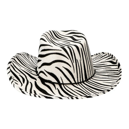 Kapelusz kowbojski „Dzika zebra”