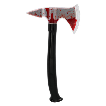 Fałszywy topór z krwią na Halloween 34 cm