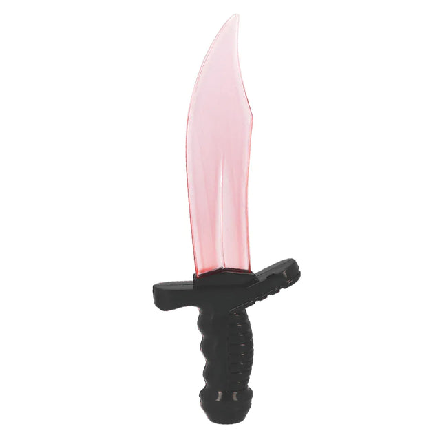 Fałszywy nóż na Halloween Krew 25cm