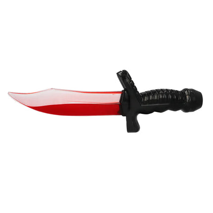 Fałszywy nóż na Halloween Krew 25cm
