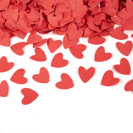 Armata konfetti Hearts czerwona 60 cm