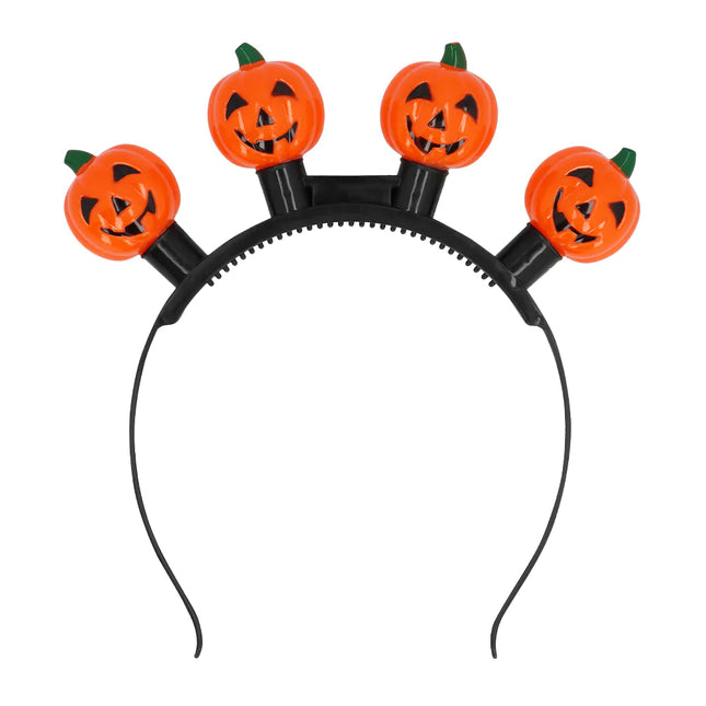 Opaska do włosów na Halloween z dynią