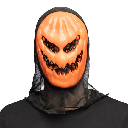 Maska na Halloween Pomarańczowa dynia