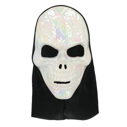 Maska na Halloween Perłowa Czaszka