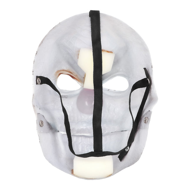 Maska na Halloween Klaun z ruchomą szczęką