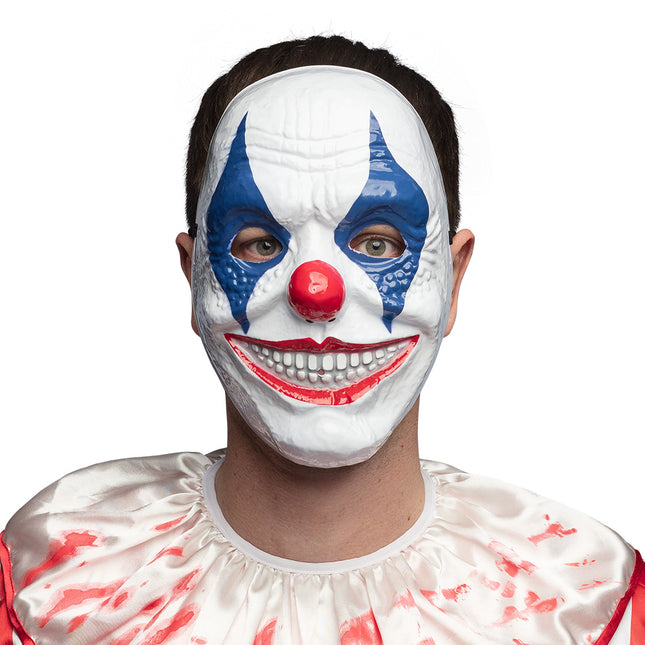 Halloweenowa maska klauna horror