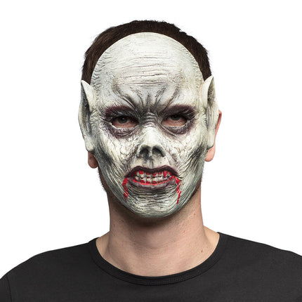 Maska na Halloween szary wampir