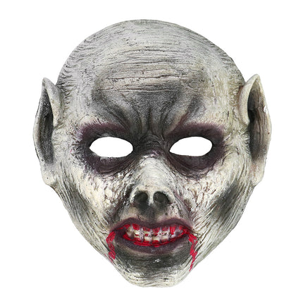 Maska na Halloween szary wampir