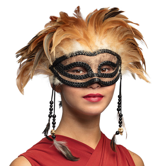 Halloweenowa maska na oczy Voodoo Cimitiere