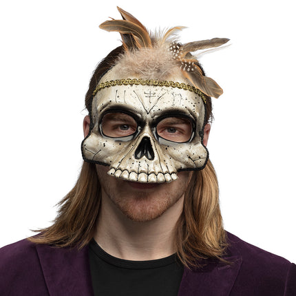 Halloweenowa maska na oczy Voodoo Damballa