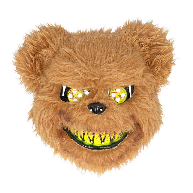 Maska niedźwiedzia na Halloween