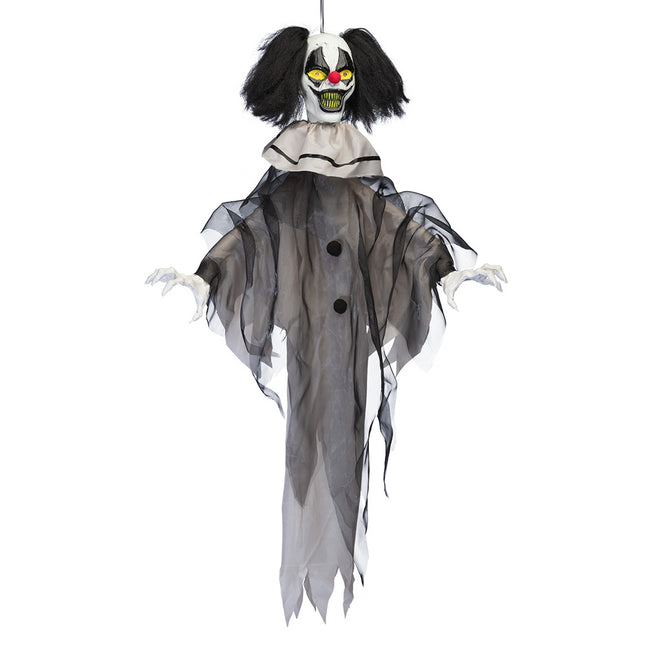 Dekoracja wisząca na Halloween Horrow Clown 90cm