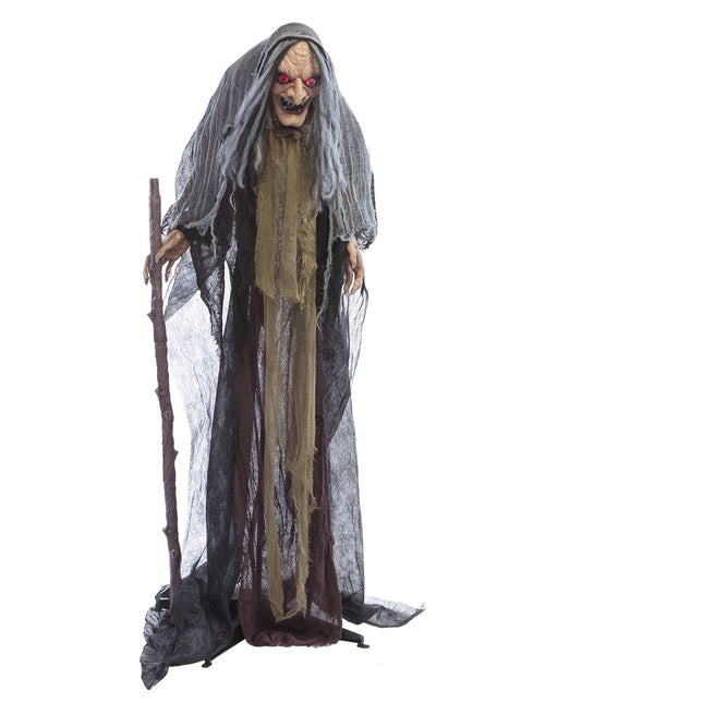 Halloweenowa lalka czarownica 1,6 m