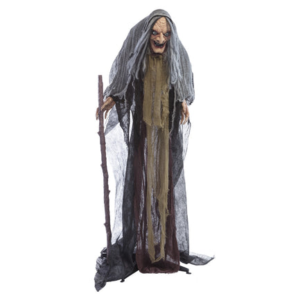 Halloweenowa lalka czarownica 1,6 m